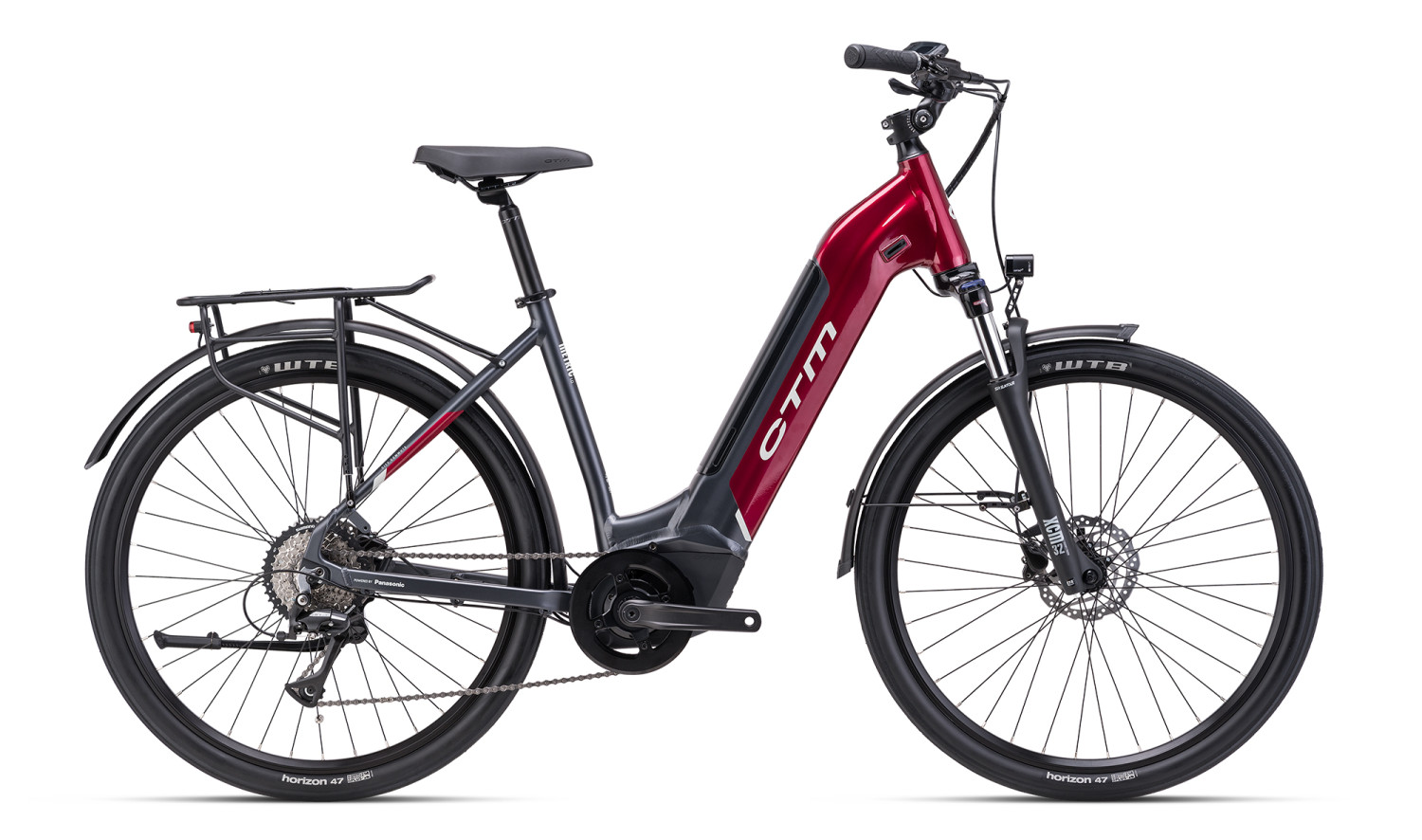 METRIC GX 1.0 - matná čierna / bordovofialová 17 (44