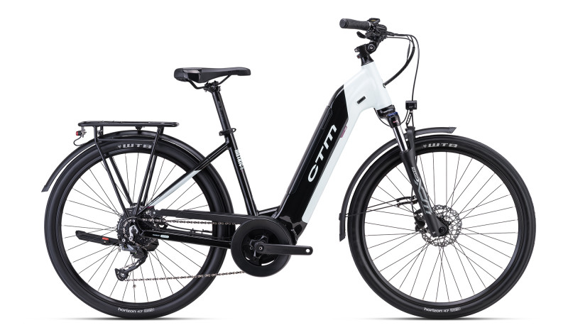 METRIC Lady 1.0 - čierna / bielofialová perleť 16" (44